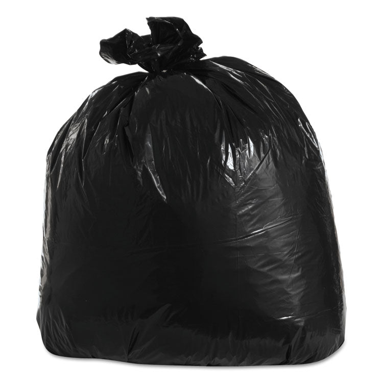 Trinity Plastics Low-Density Can Liners, 33 gal, 1.25 mil, 33" x 39", Black, 100/Carton (TRNML3339H) Case of 100
