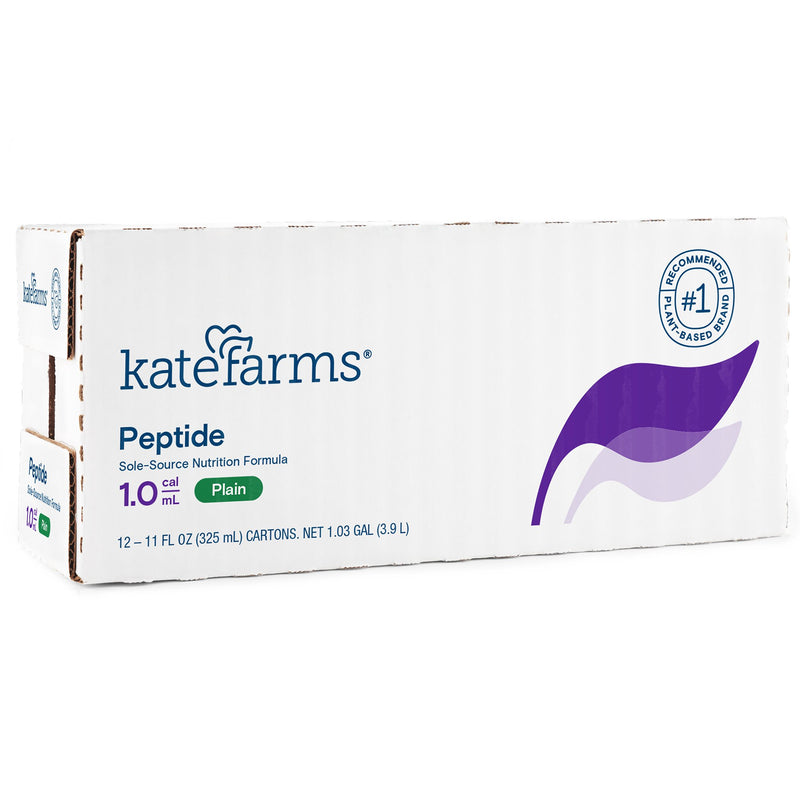 Kate Farms Peptide 1.0 Oral Supplement Plain Flavor Liquid 11 oz. Carton (1184935_CS) 12/CS