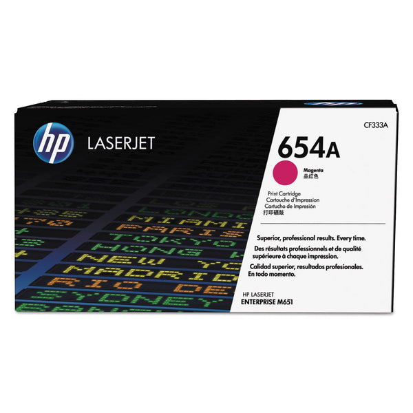 HP HP 654A, (CF333A) Magenta Original LaserJet Toner Cartridge (HEWCF333A)