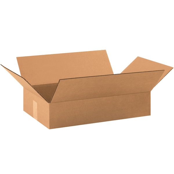 19 x 12 x 4" Flat Corrugated Boxes (19124) Bundle Of 25