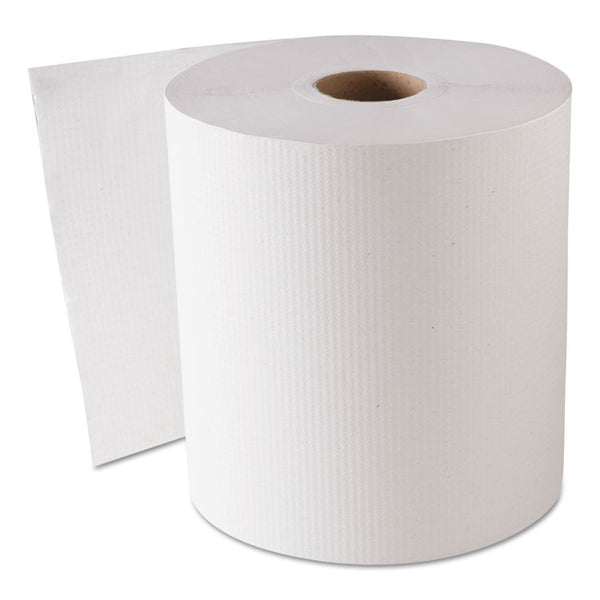 GEN Hardwound Roll Towels, 8" x 800 ft, White, 6 Rolls/Carton (GEN1820)