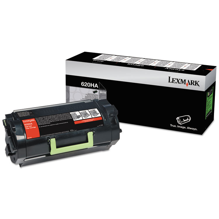 Lexmark™ 62D0HA0 High-Yield Toner, 25,000 Page-Yield, Black (LEX62D0HA0)