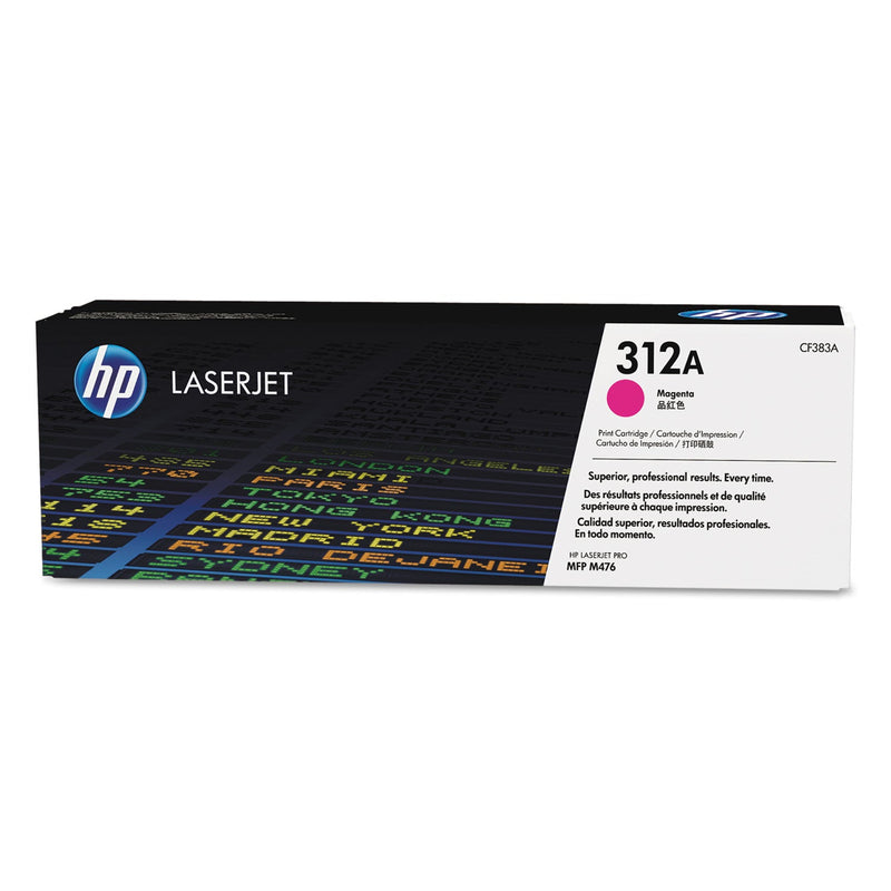 HP HP 312A, (CF383A) Magenta Original LaserJet Toner Cartridge (HEWCF383A) Each