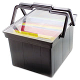 Advantus Companion Portable File, Letter/Legal Files, 17" x 14" x 11", Black (AVTTLF2B) Each