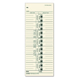 TOPS™ Time Clock Cards, Replacement for 10-800292/M-33, One Side, 3.5 x 9, 100/Pack (TOP12593) Pack of 100