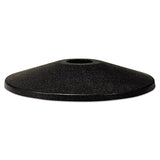 Tatco Adjusta-Tape Crowd Control Base Only, Steel, 14" Deep, Black, 2/Box (TCO11711) Case of 2