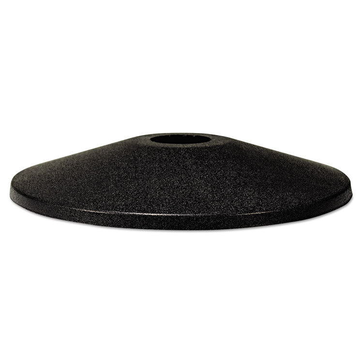 Tatco Adjusta-Tape Crowd Control Base Only, Steel, 14" Deep, Black, 2/Box (TCO11711) Case of 2