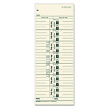 TOPS™ Time Clock Cards, Replacement for 10-800292, One Side, 3.5 x 9, 500/Box (TOP1256) Pack of 500
