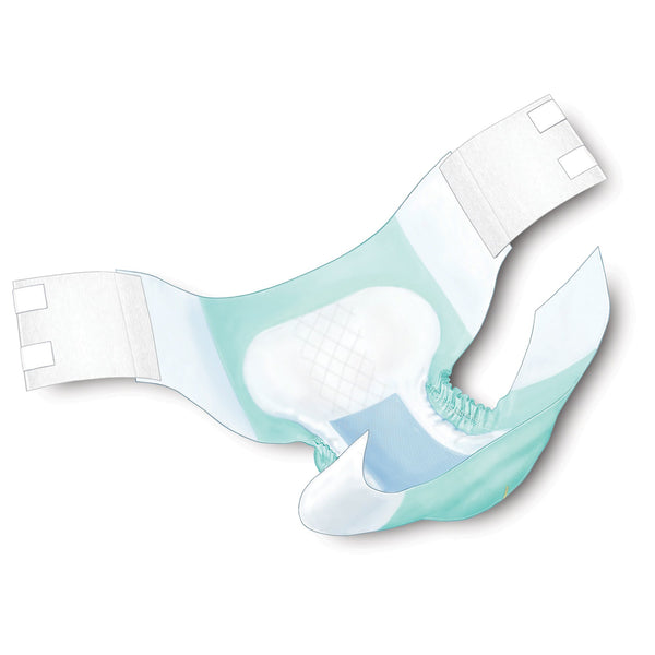 Wings™ Super Quilted Unisex Adult Incontinence Brief 2X-Large Disposable Heavy Absorbency (653192_CS) 4/CS