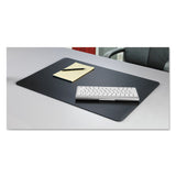 Artistic® Rhinolin II Desk Pad with Antimicrobial Protection, 36 x 20, Black (AOPLT612MS)