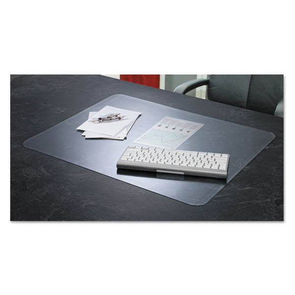Artistic® KrystalView Desk Pad with Antimicrobial Protection. Matte Finish, 17 x 12, Clear (AOP60740MS)