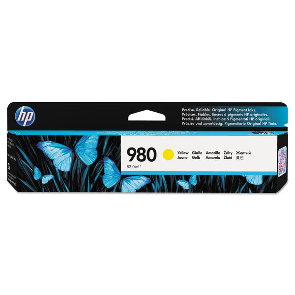 HP HP 980, (D8J09A) Yellow Original Ink Cartridge (HEWD8J09A)