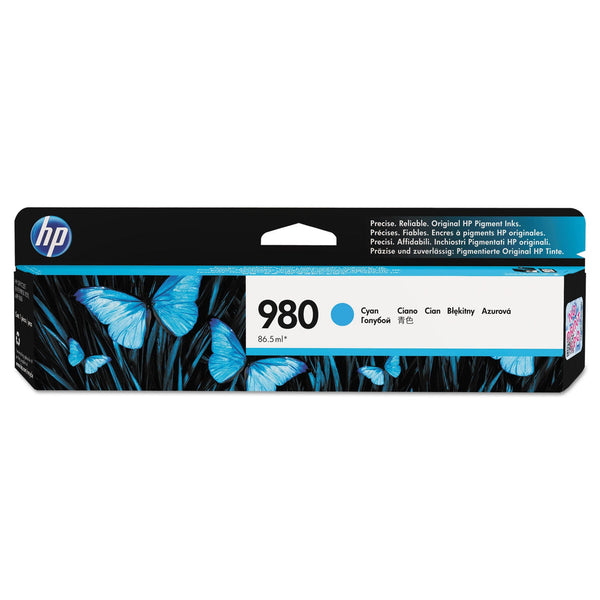 HP HP 980, (D8J07A) Cyan Original Ink Cartridge (HEWD8J07A)