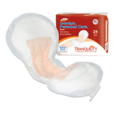 Tranquility® Personal Care Bladder Control Pad 7-1/2 X 16-1/2 Inch Heavy Absorbency Super Absorbent Core One Size Fits Most (816452_BG) 24/BG