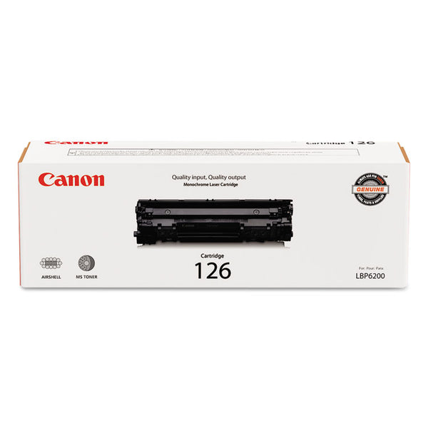 Canon® 3483B001 (126) Toner, 2,100 Page-Yield, Black (CNM3483B001)