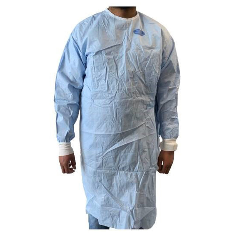 C-Core Medical Surgical Gown X-Large Blue Sterile AAMI Level 4 Disposable (1171801_BX) 44/BX