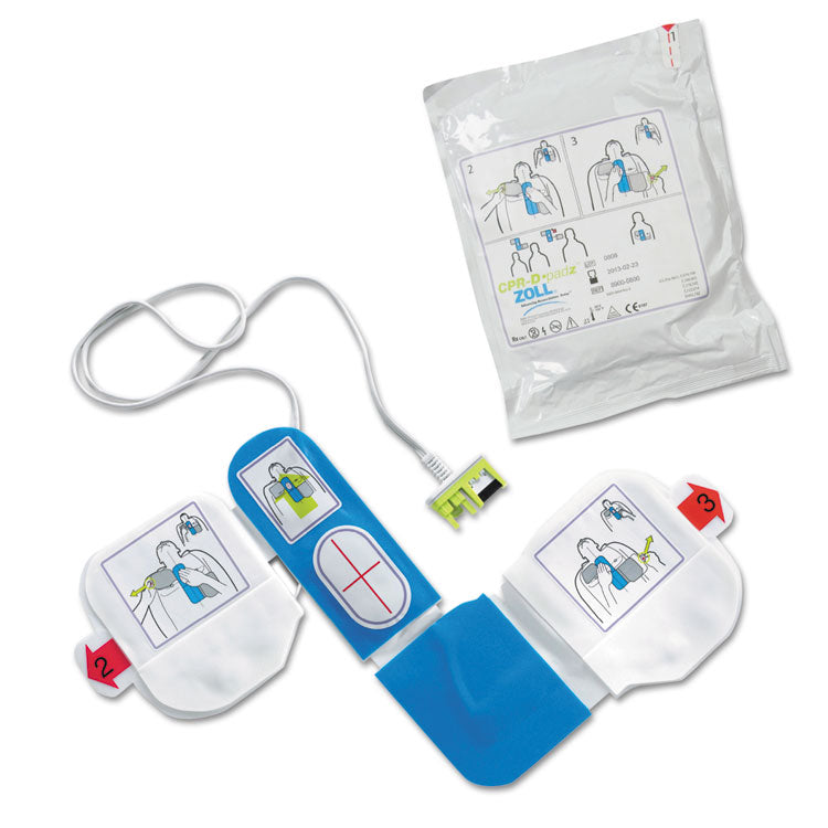 ZOLL® CPR-D-Padz Adult Electrodes, 5-Year Shelf Life (ZOL8900080001)