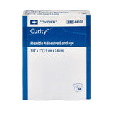Curity™ Adhesive Strip 3/4 X 3 Inch Fabric Rectangle Tan Sterile (731634_CS) 1200/CS
