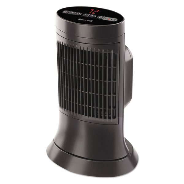 Honeywell Digital Ceramic Mini Tower Heater, 1,500 W, 10 x 7.63 x 14, Black (HWLHCE311V) Each