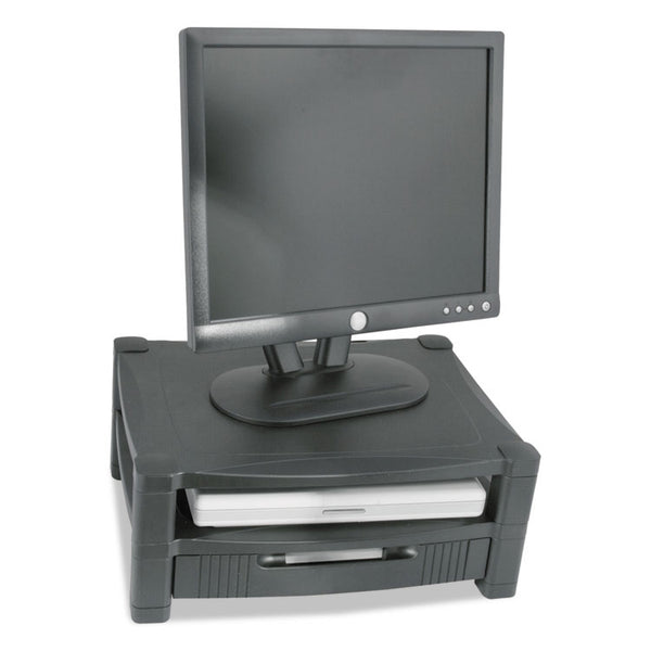 Kantek Two-Level Monitor Stand, 17" x 13.25" x 3.5" to 7", Black, Supports 50 lbs (KTKMS480) Each
