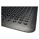 Guardian Flex Step Rubber Anti-Fatigue Mat, Polypropylene, 36 x 60, Black (MLL24030500)