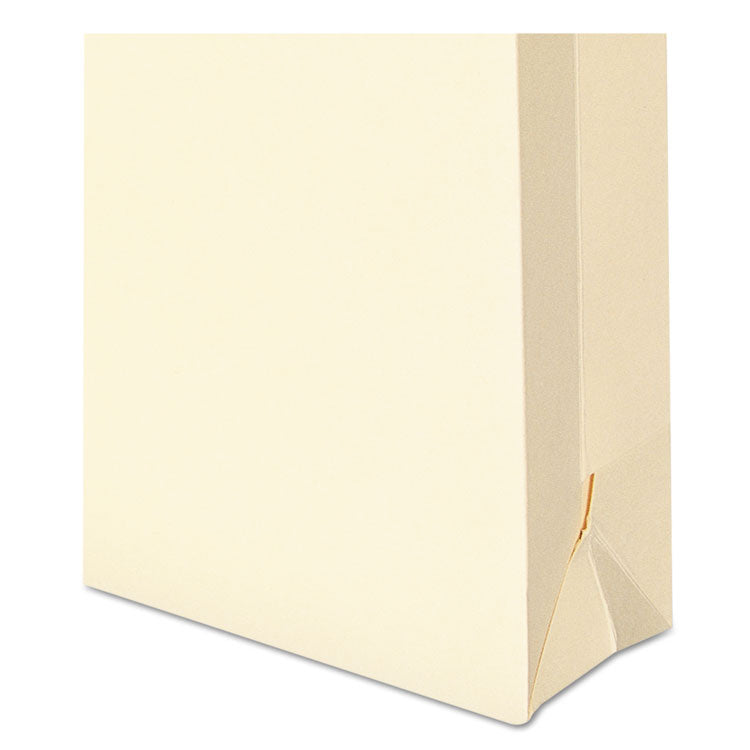 Smead™ 100% Recycled Top Tab File Jackets, Straight Tab, Letter Size, Manila, 50/Box (SMD75605)