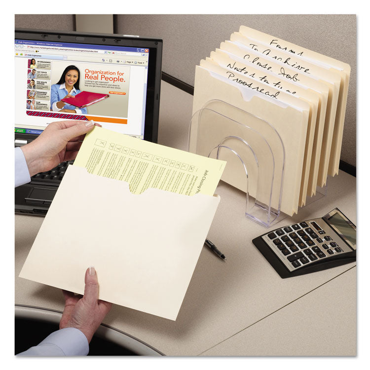 Smead™ Manila File Jackets, 2-Ply Straight Tab, Legal Size, Manila, 100/Box (SMD76500) Pack of 100