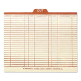 Smead™ Manila Out Guides, Printed Form Style, 1/5-Cut Top Tab, Out, 8.5 x 11, Manila, 100/Box (SMD51910) Pack of 100
