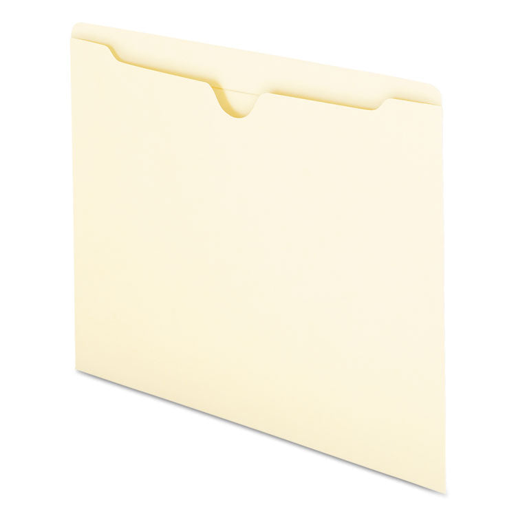 Smead™ Manila File Jackets, 2-Ply Straight Tab, Letter Size, Manila, 100/Box (SMD75500) Pack of 100
