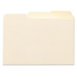 Smead™ Manila Card Guides, 1/3-Cut Top Tab, Blank, 4 x 6, Manila, 100/Box (SMD56030)