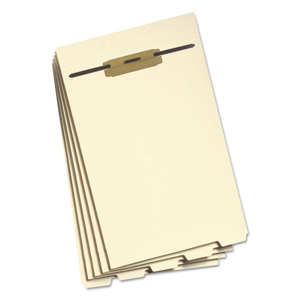 Smead™ Stackable Folder Dividers with Fasteners, 1/5-Cut Bottom Tab, 1 Fastener, Legal Size, Manila, 4 Dividers/Set, 50 Sets (SMD35650)