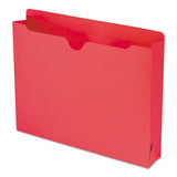 Smead™ Colored File Jackets with Reinforced Double-Ply Tab, Straight Tab, Letter Size, Red, 50/Box (SMD75569)