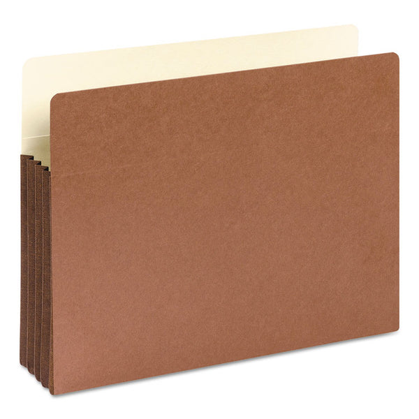 Smead™ Redrope Drop-Front File Pockets with Fully Lined Gussets, 3.5" Expansion, Letter Size, Redrope, 10/Box (SMD73264)