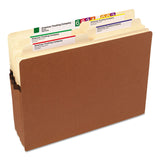 Smead™ Redrope Drop Front File Pockets, 3.5" Expansion, Letter Size, Redrope, 50/Box (SMD73805)