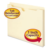 Smead™ Manila File Jackets, 2-Ply Straight Tab, Letter Size, Manila, 50/Box (SMD75520)