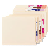 Smead™ AlphaZ Color-Coded Labels Starter Set, A-Z, 1.16 x 3.13, Assorted, 5/Sheet, 300 Sheets/Box (SMD67150)