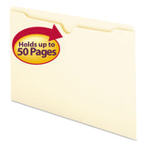 Smead™ Manila File Jackets, 1-Ply Straight Tab, Legal Size, Manila, 100/Box (SMD76410)