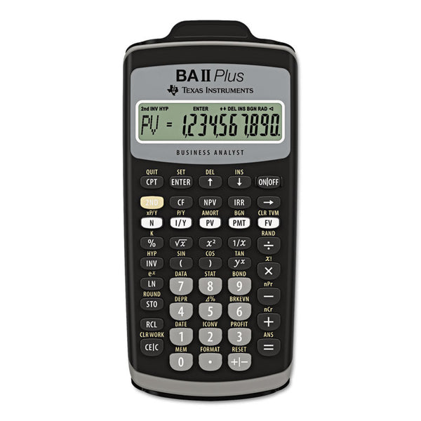 Texas Instruments BAIIPlus Financial Calculator, 10-Digit LCD (TEXBAIIPLUS) Each