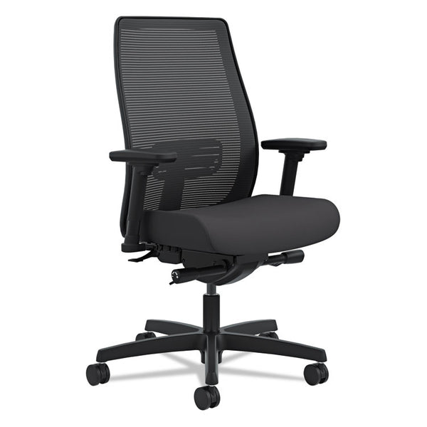 HON® Endorse Mesh Mid-Back Work Chair, Supports Up to 300 lb, 17.5" to 21.75" Seat Height, Black (HONLWIM2ACU10)