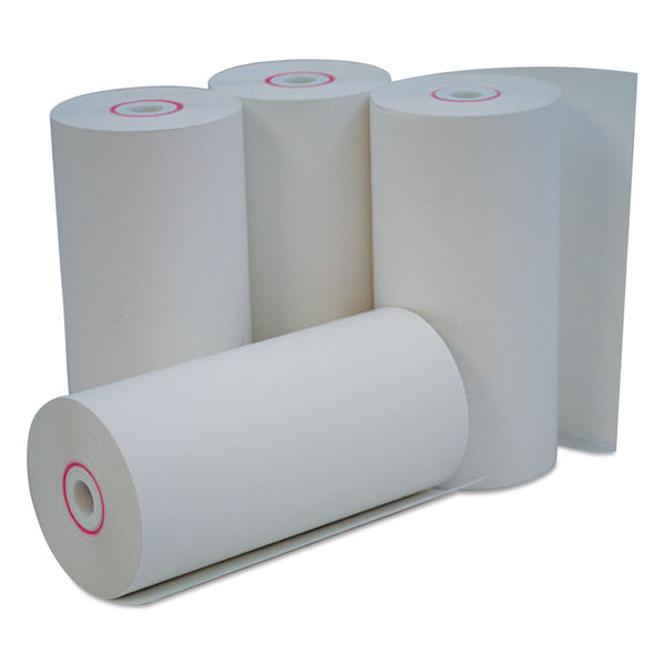 Universal® Direct Thermal Print Paper Rolls, 0.38" Core, 4.38" x 127 ft, White, 50/Carton (UNV35765)