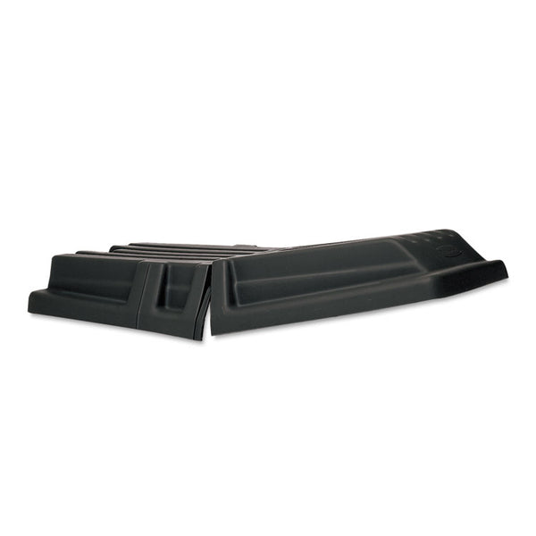 Rubbermaid® Commercial Hinged Dome Tilt Truck Lid, 34.14 x 69.66 x 8.4, Black (RCP1317BLA) Each