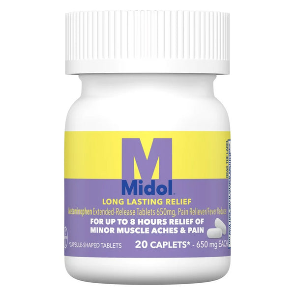 Midol® Cramp Relief 650 mg Strength Capsule 20 per Bottle (1229968_BT) 1/BT