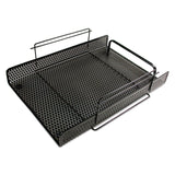 Artistic® Urban Collection Punched Metal Letter Tray, 1 Section, Letter Size Files, 10" x 13.75" x 3.5", Black (AOPART20002) Each