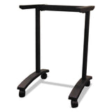 Alera® Alera Valencia Series Training Table T-Leg Base, 24.5w x 19.75d x 28.5h, Black (ALEVA7443BK)