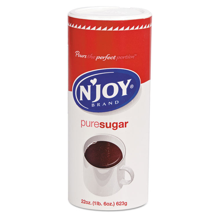 N'Joy Pure Sugar Cane, 22 oz Canisters, 8/Pack (NJO827820)