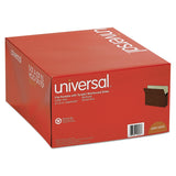 Universal® Redrope Expanding File Pockets, 3.5" Expansion, Letter Size, Redrope, 25/Box (UNV15343) Pack of 25