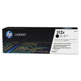 HP HP 312X, (CF380X) High-Yield Black Original LaserJet Toner Cartridge (HEWCF380X)