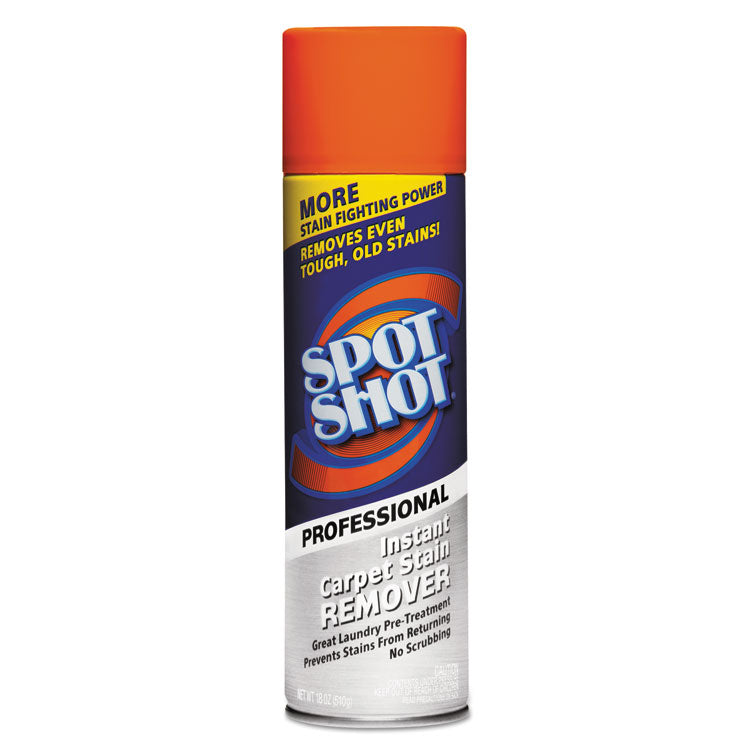 WD-40® Spot Shot Professional Instant Carpet Stain Remover, 18 oz Aerosol Spray, 12/Carton (WDF009934) Case of 12