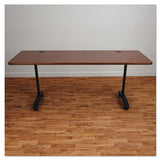 Alera® Alera Valencia Series Training Table T-Leg Base, 54w x 19.75d x 28.5h, Black (ALEVA7476BK) 1 KT
