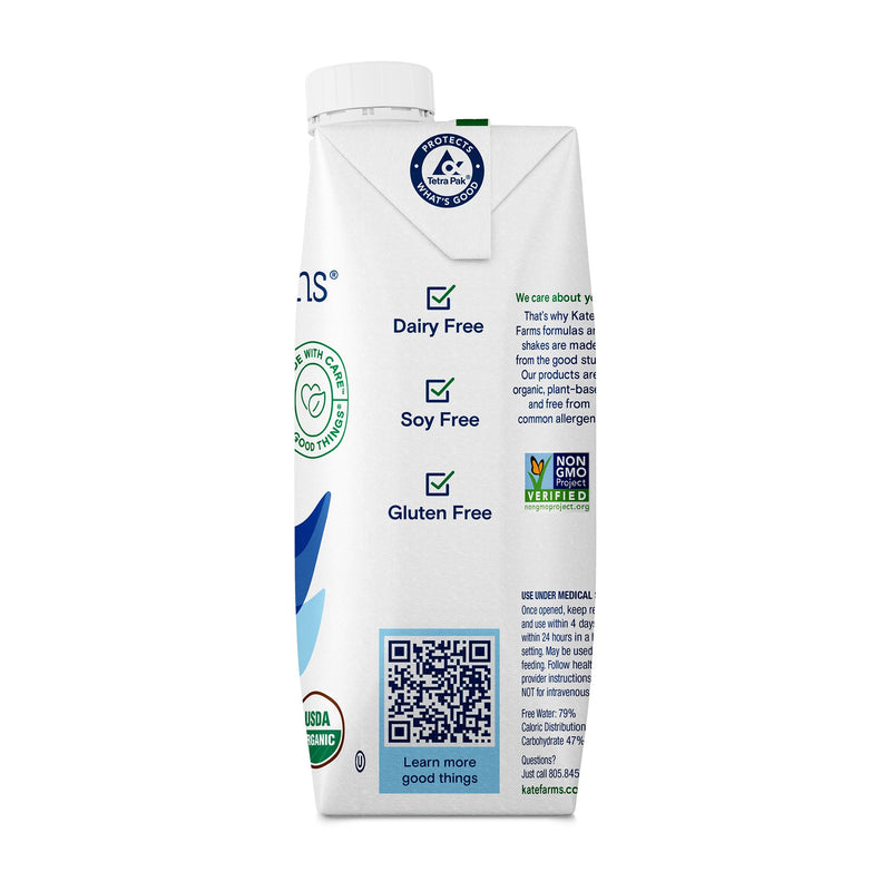 Kate Farms Standard 1.0 Oral Supplement Vanilla Flavor Liquid 11 oz. Carton (1053181_EA) 1/EA